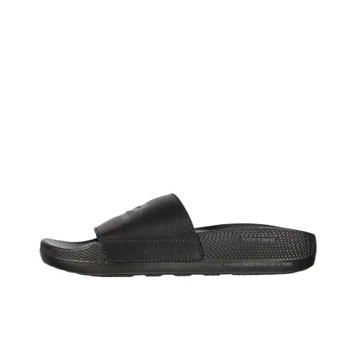 Skechers Hyper Slide Резиновая подошва Слипоны Женские Черный