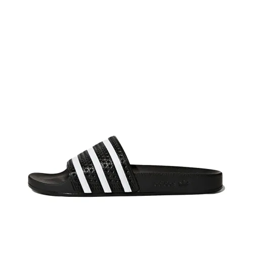 adidas originals Adilette Series Slip-resistant Слипоны Унисекс Черный Белый