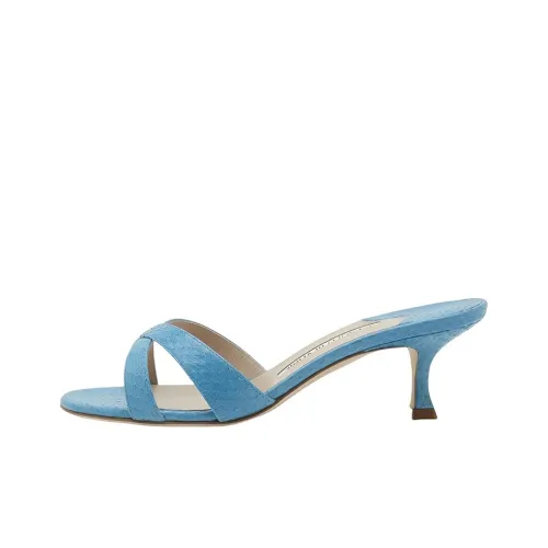 MANOLO BLAHNIK Слипоны Женские Ярко-Синий