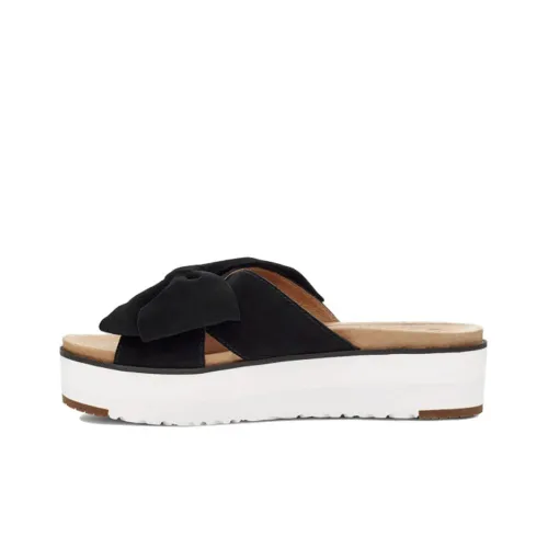 UGG Резиновая подошва Слипоны Женские Черный