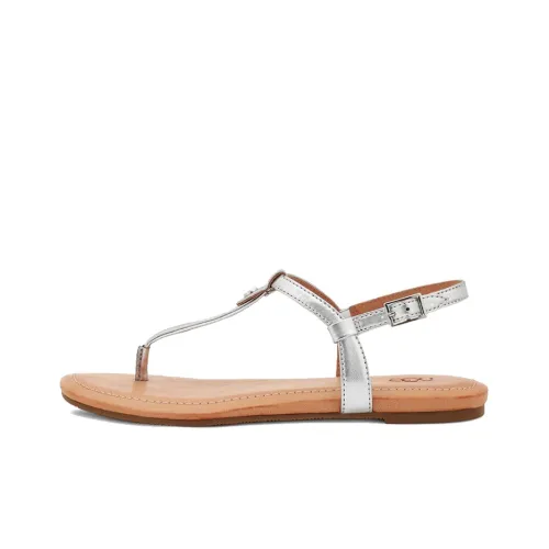 UGG Стильные Сандалии Женские Серебряные