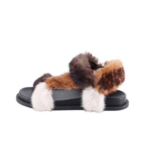 FENDI Feel One Ремешок Сандалии Женские Коричневый