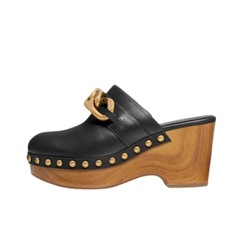 MICHAEL KORS Домашние тапочки с резиновым подошвой женские черные