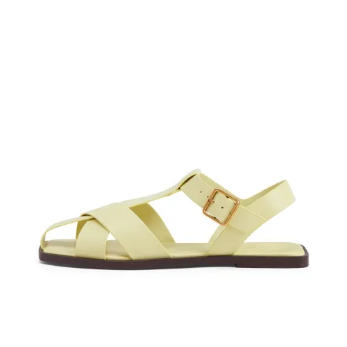 CHARLES KEITH Stylish Sandals Women's Yellow CHARLES KEITH Стильные сандалии женские желтые