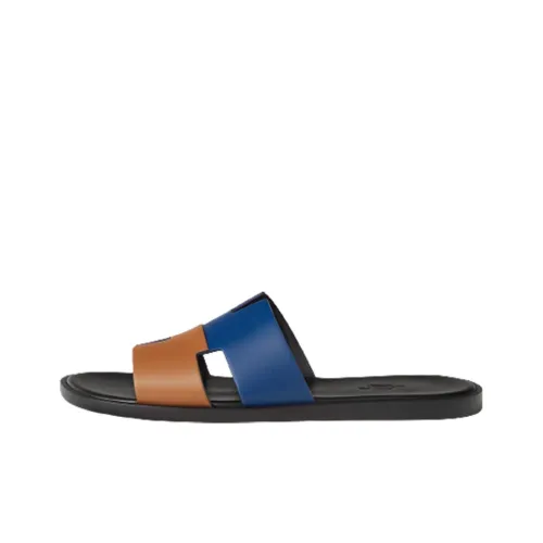 HERMES Izmir Слипоны Мужской Синий Коричневый