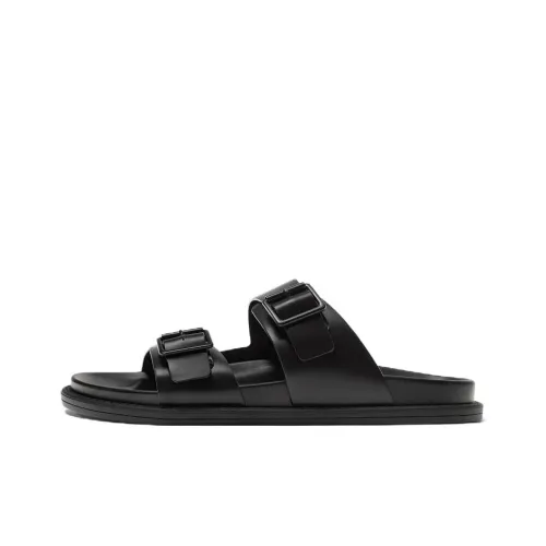 ZARA Слипоны Мужские Черные