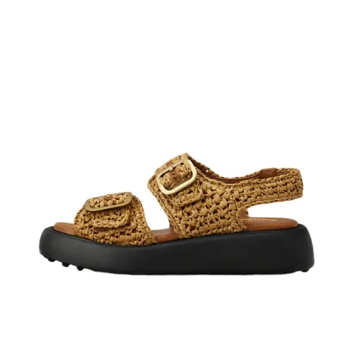 TOD'S Пляжные сандалии Женские Коричневый