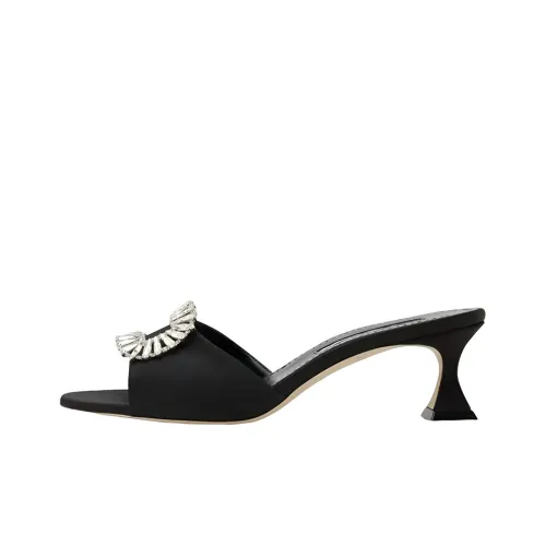 MANOLO BLAHNIK Слипоны Женские Черные