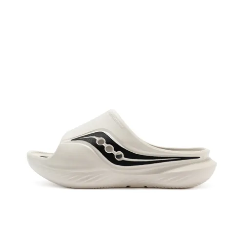 Saucony Cradle Slip-Resistant Abrasion-Resistant Casual Slippers Unisex Black White Сaucony Cradle Противоскользящие Аbrasion-Resistant Повседневные Тапочки Унисекс Черный Белый