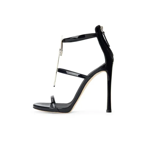 Giuseppe Zanotti GZ Harmony Crystal One Strap Sandals Women's Black