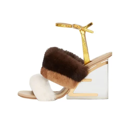 FENDI First One Ремень Сандалии Женские Белые