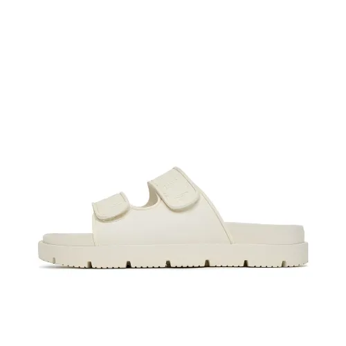 Слипоны Slipper Chunky Bouncer с логотипом MLB Base унисекс белые