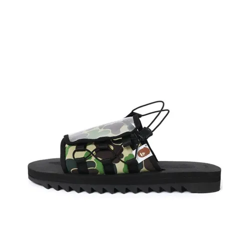 Suicoke x A BATHING APE BAPE совместный бренд EVA устойчивые к истиранию слипоны Мужской Черный