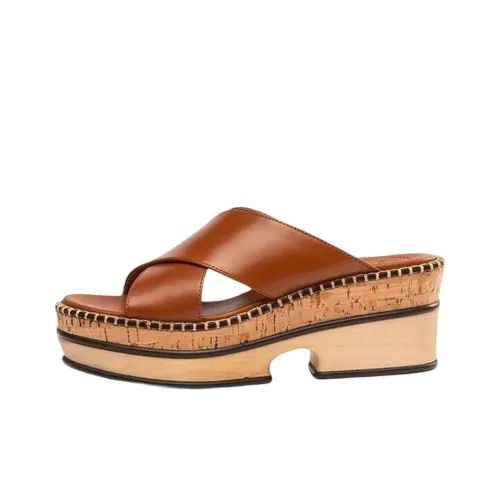 Chloe Laia Слипоны Женские Коричневый