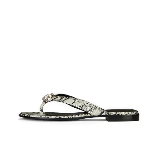 Givenchy Металл Кожаный Пэчворк Шлепанцы Женские