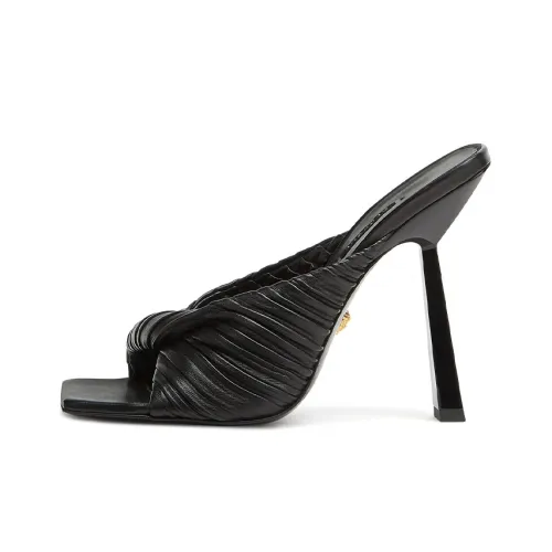 VERSACE Слипоны Женские Черные