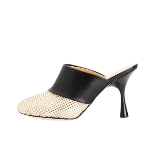 LOEWE Стразы Домашние тапочки Женские Черный