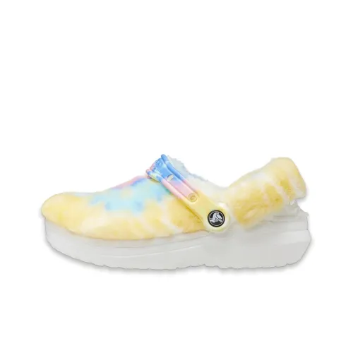 Crocs Classic Clog Низкий Топ Тапочки Женские Многоцветные Белые