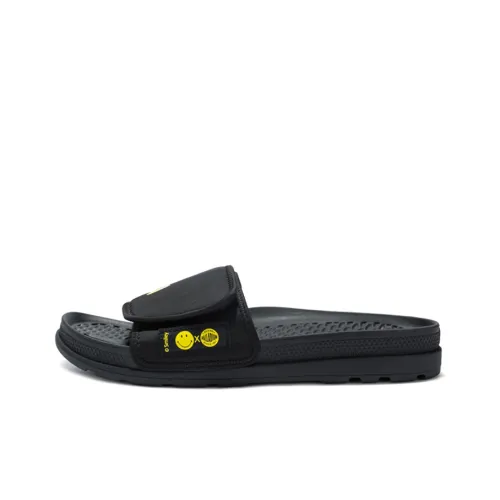 SMILEY x Palladium Slide Спортивные тапочки Унисекс Черный