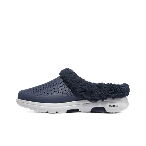 Skechers Go Walk 5 Резиновая подошва Шлепанцы Мужской Морской синий