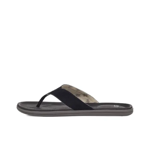 UGG Brookside FLIP Стильный Шлепанцы Мужской Черный