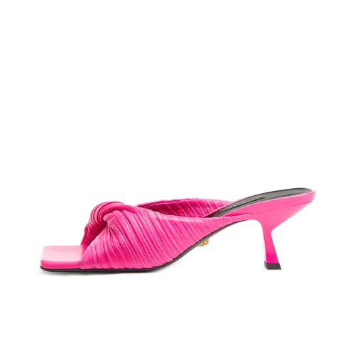 VERSACE Слипоны Женские Темно-красный