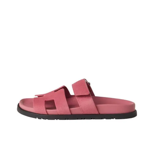 HERMES Chypre Слипоны Женские Розовый