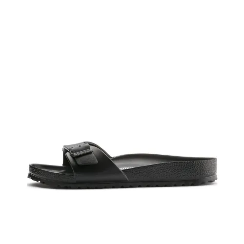 Birkenstock Madrid Quiet Slip-Ons Женские Черные Narrow Fit