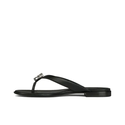 Givenchy Металл Шлепанцы Женские Черный