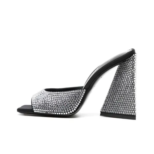 The Attico Повседневные Тапочки Женские Серебряные