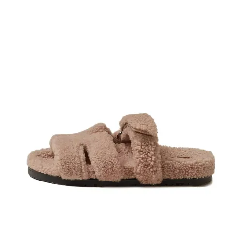 HERMES Chypre Слипоны Женские Розовый