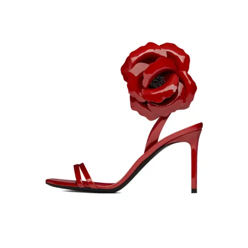 SAINT LAURENT Amber Slip-on Women's Red