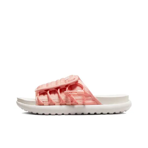 nike Asuna Резиновая подошва Противоскользящие Слипоны Женские Розовый Белый