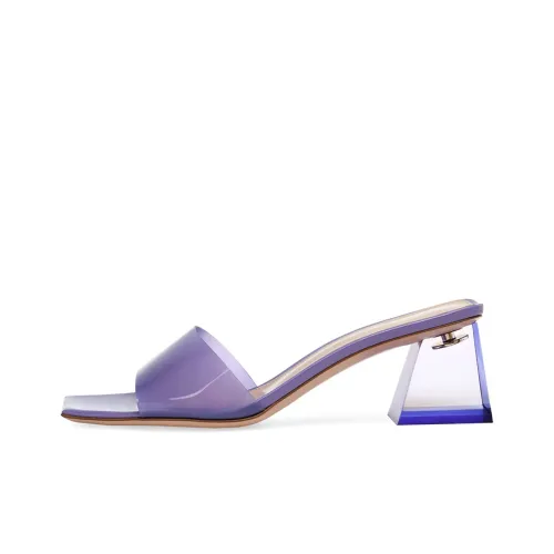 GIANVITO ROSSI Cosmic Слипоны Женские Фиолетовые