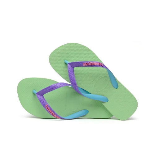 Havaianas Устойчивые к истиранию Шлепанцы Унисекс Аква Зеленый