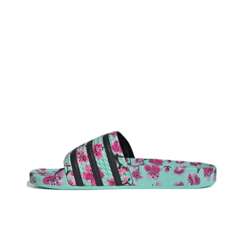 Adidas Originals Слайд Унисекс Синий Розовый