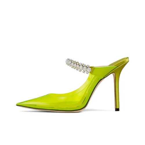 Jimmy Choo Bing Домашние тапочки Женские Неоново-желтый