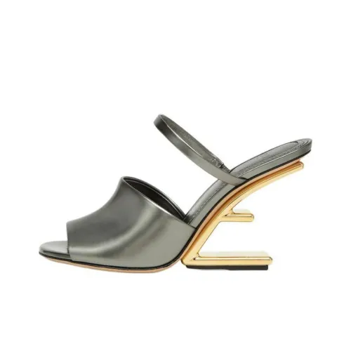 FENDI Быстросохнущие слипоны женские зеленые