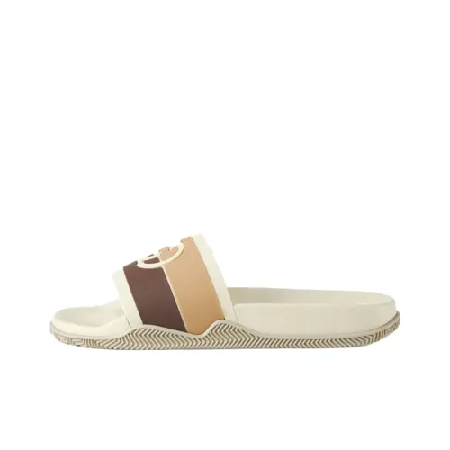 GUCCI Interlocking Слипоны Мужские Бежевые