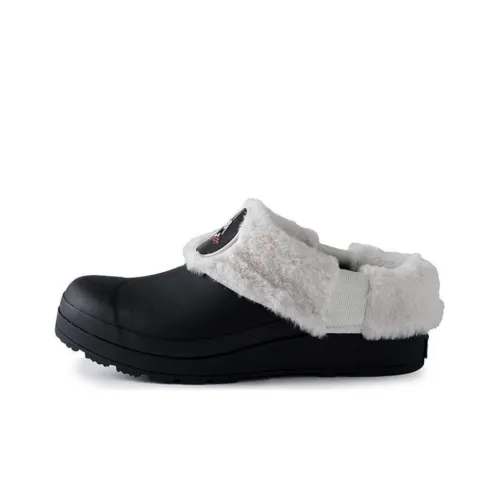 HUNTER Горная обувь Спортивные тапочки Женские Черный Белый