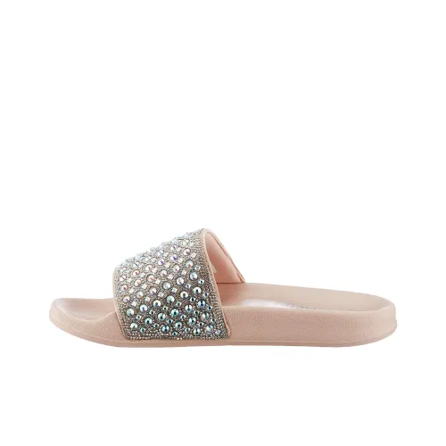 Skechers POP Ups Femme Glam Слипоны Женские Серебристый Розовый