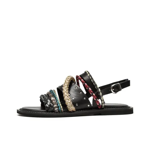 Beau Today Богемный стиль Римские сандалии Женские