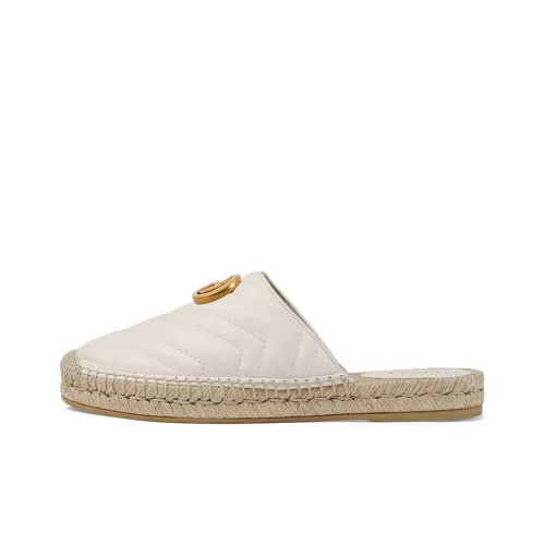 GUCCI Домашние тапочки Женские Ecru