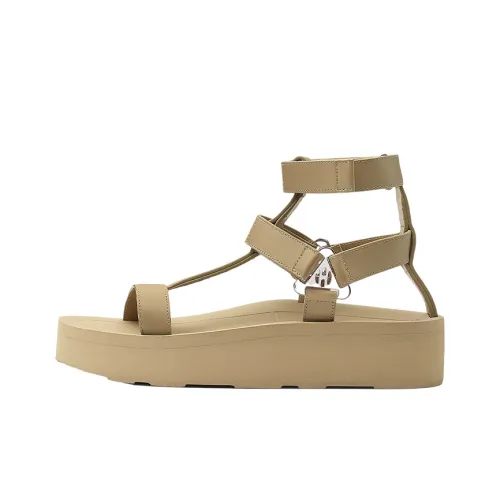 HERMES One Ремень Сандалии Женские Коричневый