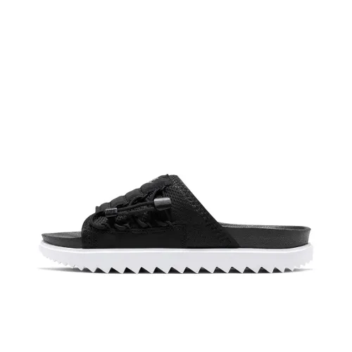 nike Asuna Резиновая подошва Противоскользящие Слипоны Женские Черные