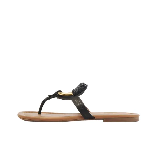 See By Chloe Быстросохнущие шлепанцы женские черные