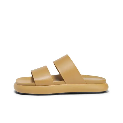 CHARLES KEITH Композитная подошва Тихий Слипоны Женские Рыжевато-коричневый