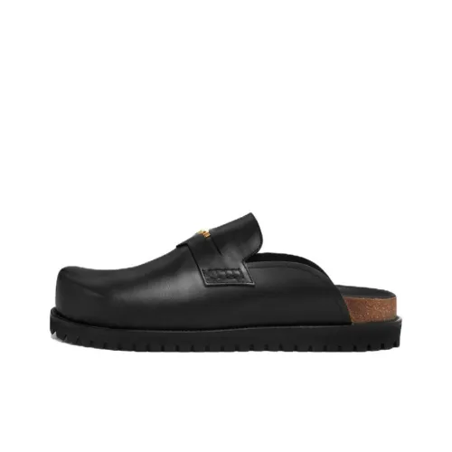 VERSACE La Medusa Резиновая подошва Домашние тапочки Мужской Черный