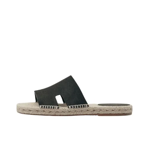 HERMES Antigua Слипоны Мужской Оливковый