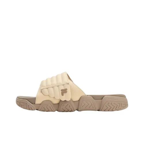 FILA FUSION Buster Шов Slip-Resistant Слипоны Мужской Желтый Коричневый